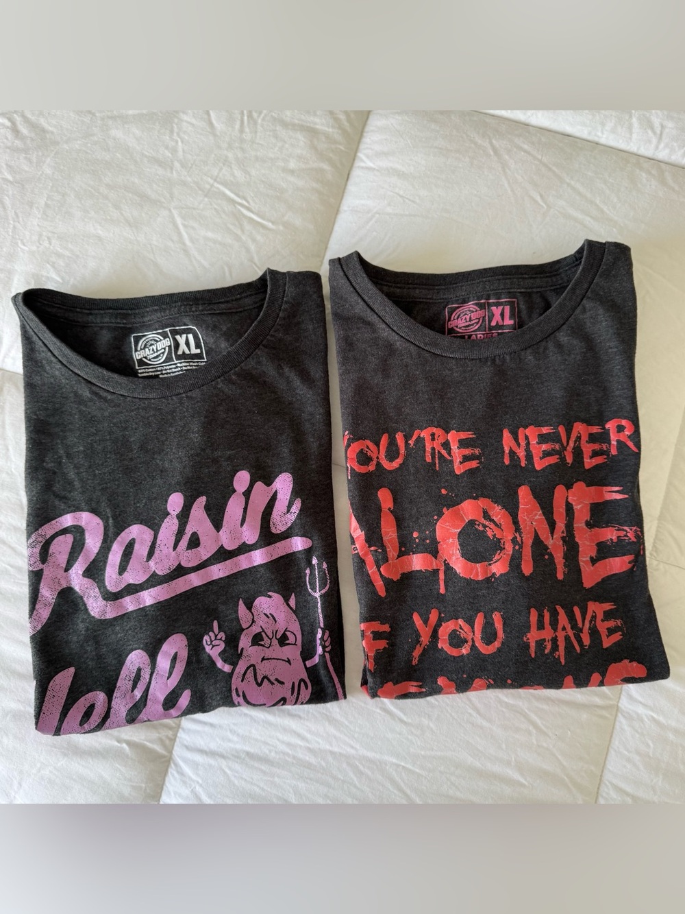 Crazy Dog T-Shirts Tees - XL (2-Pack)